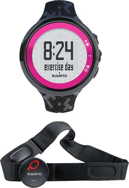 Suunto M4 PInk with Dual Comfort Heart Rate Belt